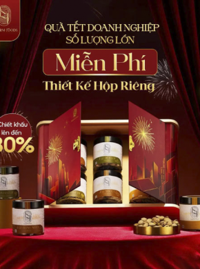 Set quà Tết hạt dinh dưỡng cho doanh nghiệp – Lựa chọn quà tặng sang trọng và tốt cho sức khỏe