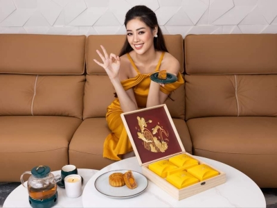 Cùng hoa hậu Khánh Vân chọn bánh Trung thu với thương hiệu L'aCharm Foods