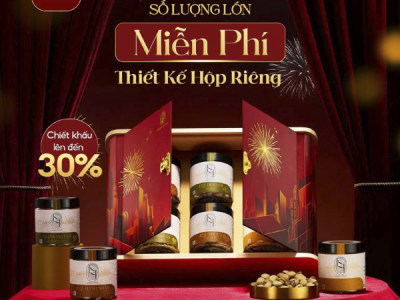 Set quà Tết hạt dinh dưỡng cho doanh nghiệp – Lựa chọn quà tặng sang trọng và tốt cho sức khỏe